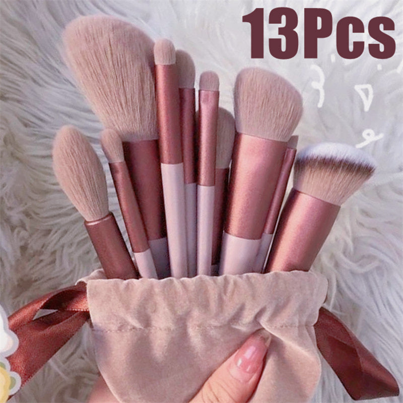 13Pcs Makeup Brush Set Make Up Concealer Brush Blush Powder Brush Eye Shadow Highlighter Foundation Brush Cosmetic Beauty Tools 13Pcs Makeup Brush Set Make Up Concealer Brush Blush Powder Brush Eye Shadow Highlighter Foundation Brush Cosmetic Beauty Tools